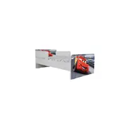 Pat Copii 2-16 ani Cars 2 Cu Paravane Dubla Protectie si Cu Saltea SafeNest 180x80 Cm Ptv7005