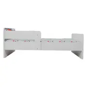 Pat Copii 2-16 ani Cars 2 Cu Paravane Dubla Protectie si Cu Saltea SafeNest 180x80 Cm Ptv7005