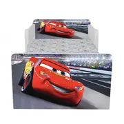 Pat Copii 2-16 ani Cars 2 Cu Paravane Dubla Protectie si Cu Saltea SafeNest 180x80 Cm Ptv7005