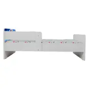 Pat Fetite 2-12 Ani Cu Elsa Si Olaf, Cu Dubla Protectie, Cu Saltea SafeNest 160x80 Cm Inclusa Ptv6750