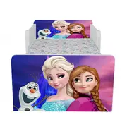 Pat Pentru Fete 2-16 Ani Frozen 3, Cu Dubla Protectie Si Saltea SafeNest 180x80 Cm Ptv7062