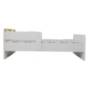 Pat Copii 2-12 ani Mickey Si Prietenii 2 Cu Paravane Dubla Protectie Cu Saltea SafeNest 160x80 Cm  Ptv7146