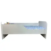 Pat Copii Paw Patrol White Model Sleepy 2-12 ani Cu Saltea SafeNest 160x80 Cm  Ptv6654