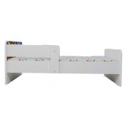 Pat Copii Scooby-Doo 2-16 ani Cu Paravane Dubla Protectie si Cu Saltea SafeNest 180x80 Cm Ptv7254