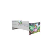 Pat Copii 2-16 ani Sofia Cu Dubla Cu Paravane Dubla Protectie si Cu Saltea SafeNest 180x80 Cm Ptv6790