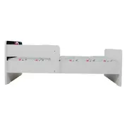 Pat Cu Spiderman 2 De Baieti 2-8 Ani, Cu Protectie Dubla, Cu Saltea SafeNest 140x70 Cm Ptv7298