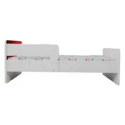 Pat Cu Spiderman 4 Pentru Baieti 2-8 Ani, Cu Protectie Dubla, Cu Saltea SafeNest 140x70 Cm Inclusa Ptv7332