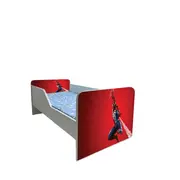 Pat Copii Spiderman 4 Model Sleepy 2-12 ani Cu Saltea SafeNest 160x80 Cm  Ptv6424