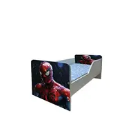 Pat Copii Spiderman 5 Model Sleepy 2-16 ani Cu Saltea SafeNest 180x80 Cm  Ptv6454