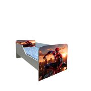 Pat De Baieti 2-16 Ani Cu Spiderman 7 Model Sleepy, Cu Saltea SafeNest 180x80 Cm Ptv6501