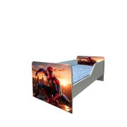 Pat De Baieti 2-16 Ani Cu Spiderman 7 Model Sleepy, Cu Saltea SafeNest 180x80 Cm Ptv6501