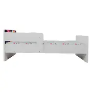 Pat Copii Tom&Jerry 2-16 ani Cu Paravane Dubla Protectie si Cu Saltea SafeNest 180x80 Cm  Ptv7376
