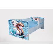 Patut Pentru Fetite 2-6 Ani Ana Si Elsa, Cu Protectie Si Saltea SafeNest de 130x60 Cm Ptv4915