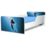 Pat Copii Ariel Model Creativ 2-6 ani Cu Saltea SafeNest 130x60 Cm  Ptv4478