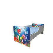 Pat Copii Ariel Model Sleepy 2-6 ani Cu Saltea SafeNest 130x60 Cm  Ptv5740