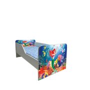 Pat Copii Ariel Model Sleepy 2-12 ani Cu Saltea Inclusa 160x80 Cm  Ptv5763