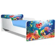 Pat Copii Ariel 2 Model Creativ 2-12 ani Cu Saltea SafeNest 160x80 Cm  Ptv4529