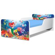 Pat Copii Ariel 2 Model Creativ 2-16 ani Cu Saltea Inclusa 180x80 Cm  Ptv4532