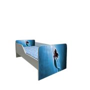 Pat Copii Ariel 2 Model Sleepy 2-6 ani Cu Saltea SafeNest 130x60 Cm  Ptv5773