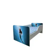 Pat Copii Ariel 2 Model Sleepy 2-6 ani Cu Saltea SafeNest 130x60 Cm  Ptv5773