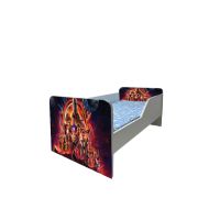 Pat Copii Avengers 2 Model Sleepy 2-6 ani Cu Saltea Inclusa 130x60 Cm  Ptv5854
