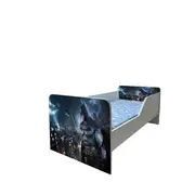 Pat Copii Batman Model Sleepy 2-6 ani Cu Saltea SafeNest 130x60 Cm  Ptv5877