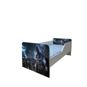 Pat Copii Batman Model Sleepy 2-8 ani Cu Saltea SafeNest 140x70 Cm  Ptv5886