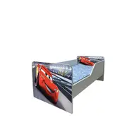 Pat Copii Cars Model Sleepy 2-8 ani Cu Saltea SafeNest 140x70 Cm  Ptv5911