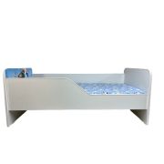 Patut Pentru Fetite 2-6 Ani Frozen 1, Model Sleepy, Cu Saltea SafeNest de 130x60 Cm Inclusa Ptv5953