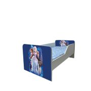 Pat Pentru Fetite 2-8 Ani Frozen 2, Model Sleepy, Cu Satea De 140x70 Cm Ptv5985
