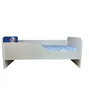 Pat Pentru Fetite 2-8 Ani Frozen 2, Model Sleepy, Cu Satea De 140x70 Cm Ptv5985