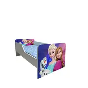 Patut Pentru Fete 2-8 Ani Frozen 3, Model Sleepy Cu Saltea SafeNest de 140x70 Cm Ptv6008