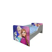 Patut Pentru Fete 2-8 Ani Frozen 3, Model Sleepy Cu Saltea SafeNest de 140x70 Cm Ptv6008