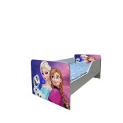 Pat Pentru Fete 2-12 Ani Frozen 3, Model Sleepy, Cu Saltea 160x80 Cm Ptv6013