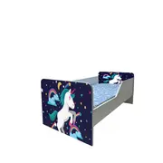 Pat fete Little Poney Model Sleepy 2-8 ani Cu Saltea SafeNest 140x70 Cm  Ptv6031