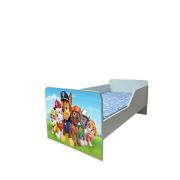Pat Copii Paw Patrol Model Sleepy 2-6 ani Cu Saltea SafeNest 130x60 Cm  Ptv6167