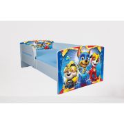 Pat Pentru Copii 2-8 Ani Paw Patrol Space, Cu Protectie Si Saltea SafeNest de 140x70 Cm Inclusa Ptv4690
