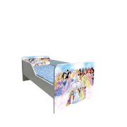 Pat Copii Princess Model Sleepy 2-16 ani Cu Saltea SafeNest 180x80 Cm  Ptv6207