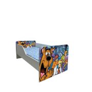 Pat Copii Scooby Doo Model Sleepy 2-12 ani Cu Saltea SafeNest 160x80 Cm  Ptv6248