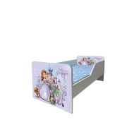 Pat Copii Sofia 1 Model Sleepy 2-6 ani Cu Saltea Inclusa 130x60 Cm Ptv6263