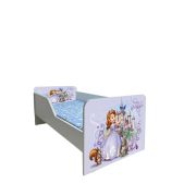 Pat Copii Sofia 1 Model Sleepy 2-16 ani Cu Saltea SafeNest 180x80 Cm  Ptv6281