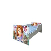 Pat Copii Sofia 2 Model Sleepy 2-8 ani Cu Saltea SafeNest 140x70 Cm  Ptv6294