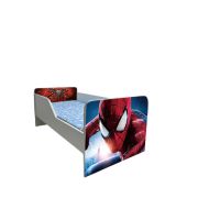 Pat Copii Spiderman Model Sleepy 2-6 ani Cu Saltea SafeNest 130x60 Cm Ptv6332