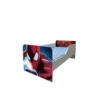 Pat Copii Spiderman Model Sleepy 2-6 ani Cu Saltea SafeNest 130x60 Cm Ptv6332
