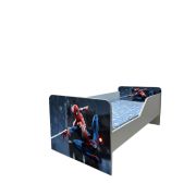 Pat Copii Spiderman 2 Model Sleepy 2-8 ani Cu Saltea Inclusa 140x70 Cm  Ptv6372