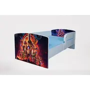 Patut pentru baieti 2-6 ani Eroi Avengers, Cu Protectie si saltea de 130x60 Cm Ptv1690