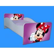 Pat pentru fete 2-16 ani Minnie, model cu saltea de 180x80 Cm inclusa Ptv4213