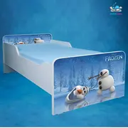 Patut pentru fetite 2-6 ani Olaf, model cu saltea de 130x60 Cm inclusa Ptv3635