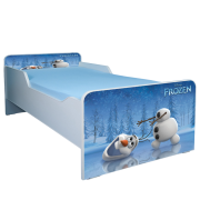 Pat pentru copii 2-12 ani Olaf, cu saltea inclusa de 160x80 Cm Ptv3646