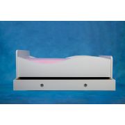 Pat pentru fete 2-12 ani Printesele Disney, cu saltea inclusa de 160x80 Cm Ptv4165